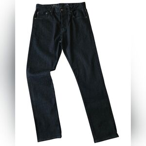 AG The Pipe Button Fly Jeans 32x32 Dark Wash NWOT Vintage Tailored Straight